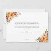 Cartes Pour Fêtes Annuelles Moderne Grateful et grâces grâces (Dos)