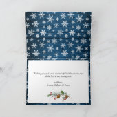 Cartes Pour Fêtes Annuelles Moderne Joyeux Noël Rustique 3 PHOTO Salutation (Intérieur)