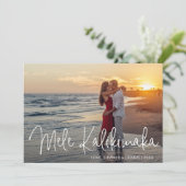 Cartes Pour Fêtes Annuelles Moderne Mele Kalikimaka (Debout devant)