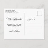 Cartes Pour Fêtes Annuelles Moderne Mele Kalikimaka (Dos)