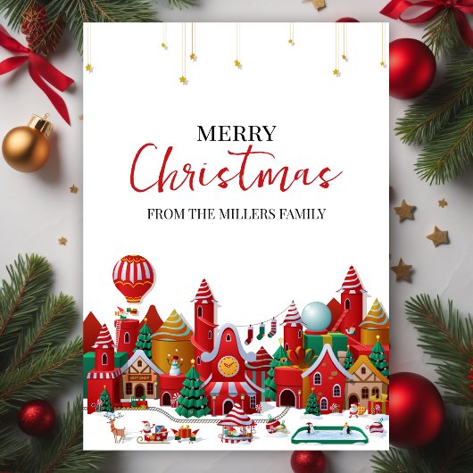 Cartes Pour Fêtes Annuelles Moderne merveilleux Noël au pays des merveilles