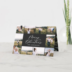 Cartes Pour Fêtes Annuelles Moderne minimaliste 11 photo nouvelle année famill