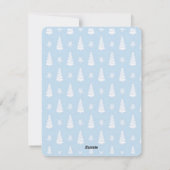 Cartes Pour Fêtes Annuelles moderne Minimaliste Photo (Dos)