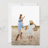 Cartes Pour Fêtes Annuelles Moderne minimum 1 photo Noël (Devant)