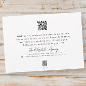 Cartes Pour Fêtes Annuelles Moderne Simple Chic Immobilier