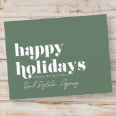 Cartes Pour Fêtes Annuelles Moderne Simple Chic Immobilier