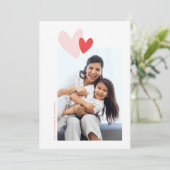 Cartes Pour Fêtes Annuelles Moderne Simple Hearts Saint Valentin (Debout devant)