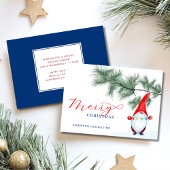 Cartes Pour Fêtes Annuelles Moderne Simple Joyeux Noël Gnome Business