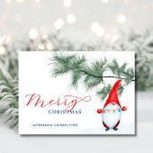 Cartes Pour Fêtes Annuelles Moderne Simple Joyeux Noël Gnome Business