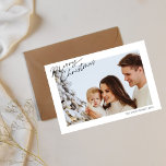 Cartes Pour Fêtes Annuelles Moderne Tendance simple collage de Noël Photo<br><div class="desc">carte de noël photo</div>
