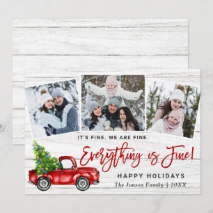 Cartes Pour Fêtes Annuelles Moderne Tout est fin Noël 3 Photo