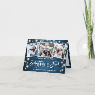 Cartes Pour Fêtes Annuelles Moderne Tout est fin Noël 3 Photo