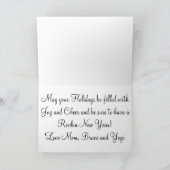 Cartes Pour Fêtes Annuelles Moineaux de printemps (Intérieur)