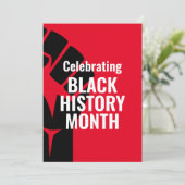 CARTES POUR FÊTES ANNUELLES MOIS D'HISTOIRE NOIRE (Debout devant)