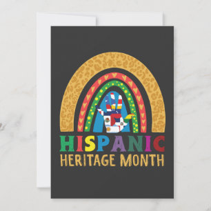 Cartes Pour Fêtes Annuelles Mois du patrimoine hispanique national Pays latino
