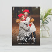 Cartes Pour Fêtes Annuelles moisson automne photo action de grâce (Debout devant)