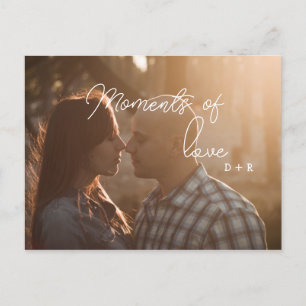 Cartes Pour Fêtes Annuelles Moments d'amour, couple amoureux