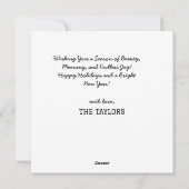 Cartes Pour Fêtes Annuelles Moments joyeux (Dos)