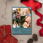 Cartes Pour Fêtes Annuelles Moments magiques Photo Collage Famille Noël<br><div class="desc">Nos moments magiques Photo Collage Family Christmas Greeting Card est la meilleure façon de partager la joie et la chaleur de la saison avec vos proches! Ce carte photo minimaliste a été conçu pour capturer l'essence de la convivialité, ce qui en fait un choix idéal pour répandre la joie des...</div>