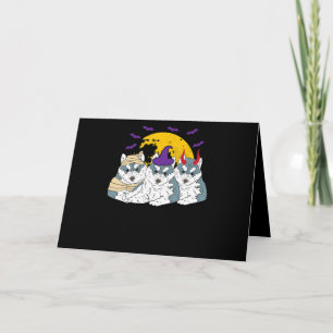 Cartes Pour Fêtes Annuelles Momie sorcière chien husky sibérien cadeau hallo