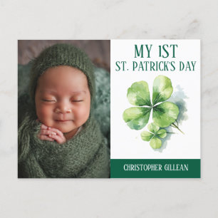 Cartes Pour Fêtes Annuelles Mon 1er Shamrock photo de la Saint Patrick
