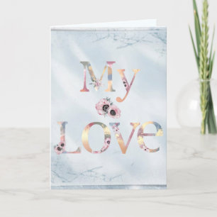 Cartes Pour Fêtes Annuelles Mon amour pour toujours et toujours