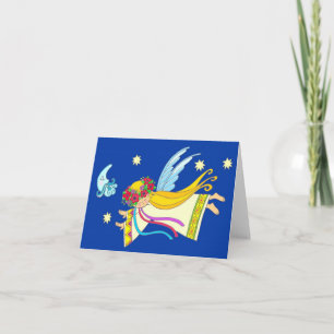 Cartes Pour Fêtes Annuelles Mon ange vous regarde