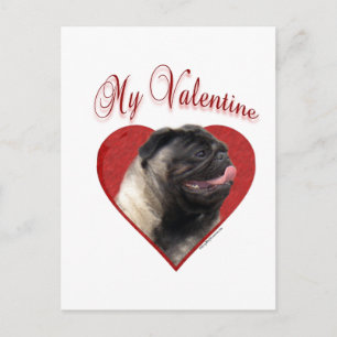 Cartes Pour Fêtes Annuelles Mon Carlin Valentine