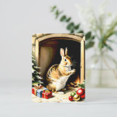 Cartes Pour Fêtes Annuelles mon doux lapin noël (Debout devant)