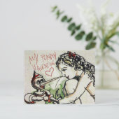 Cartes Pour Fêtes Annuelles mon drôle de valentine (Debout devant)