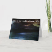 CARTES POUR FÊTES ANNUELLES MON MONDE AVEC ET AVEC VOUS (Devant)