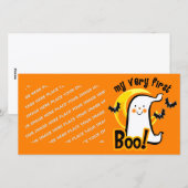 Cartes Pour Fêtes Annuelles Mon premier livre (Devant / Derrière)