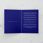 Cartes Pour Fêtes Annuelles Mon premier Noël en bleu ciel (Intérieur)