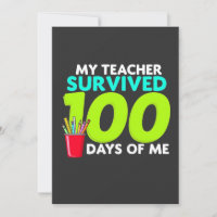 "Mon professeur a survécu 100 jours de moi