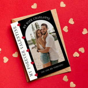 Cartes Pour Fêtes Annuelles Mon toujours Valentine moderne photo design