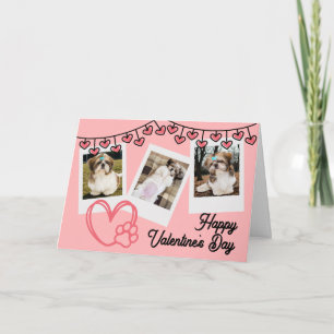 Cartes Pour Fêtes Annuelles Mon Valentin a des pattes