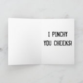 Cartes Pour Fêtes Annuelles Mon Valentine désagréable (Intérieur)