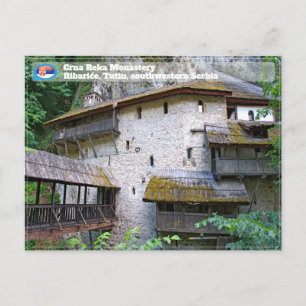 Cartes Pour Fêtes Annuelles MONASTÈRES SERBES - Monastère de Crna Reka Ribarić