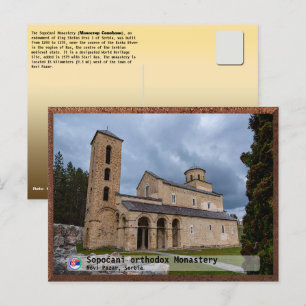 Cartes Pour Fêtes Annuelles MONASTÈRES SERBES - Monastère Sopoćani