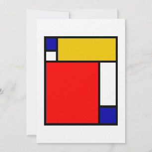 Cartes Pour Fêtes Annuelles Mondrian 4