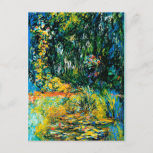 Cartes Pour Fêtes Annuelles Monet - Water Lily Pond, 1918,