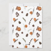 Cartes Pour Fêtes Annuelles Monogramme Boho hiver Citrus Wreath Joyeux Noël (Dos)