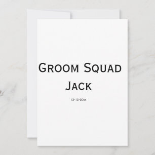 Cartes Pour Fêtes Annuelles monogramme simple personnalisé ajoutez votre nom m