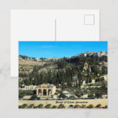 Cartes Pour Fêtes Annuelles Mont Des Oliviers, Jérusalem (Devant / Derrière)