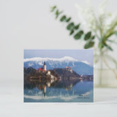 Cartes Pour Fêtes Annuelles Montagne Blejski Otok, Slovénie (Debout devant)