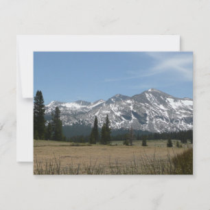 Cartes Pour Fêtes Annuelles Montagnes de la Sierra Nevada I depuis Yosemite
