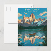 Cartes Pour Fêtes Annuelles Monte Fitz Roy Patagonia (Devant / Derrière)