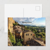 Cartes Pour Fêtes Annuelles Montepulciano, Toscane, Italie (Devant / Derrière)