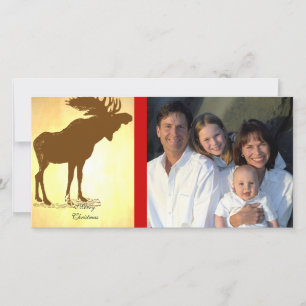 Cartes Pour Fêtes Annuelles Moose Christmas