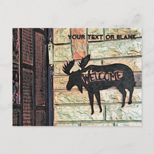 Cartes Pour Fêtes Annuelles Moose Mystique - Tzfat (Devant)